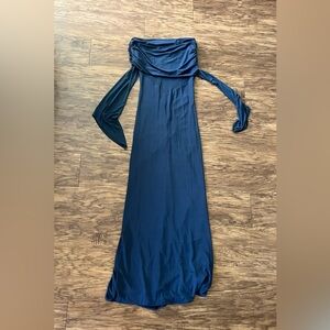 Meshki Navy Long Sleeve Dress